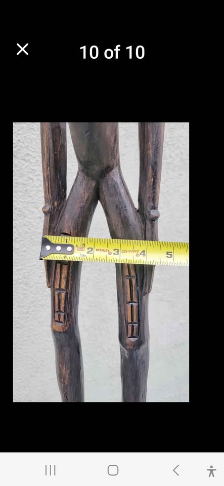 Senufo Carved African Rhythm Pounder