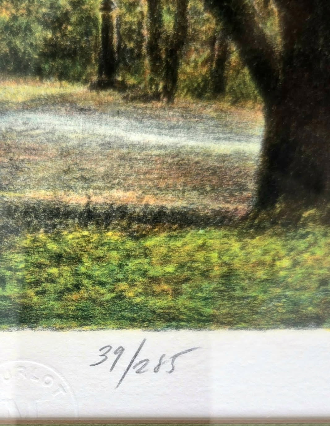 Harold Altman "Jogging, Central Park II " 1960 Limited Edition Signed