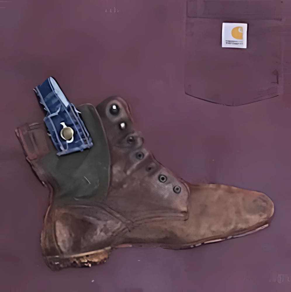 Boot Shirt prototype on an Upcycled Carhartt by h.m. Peavy
