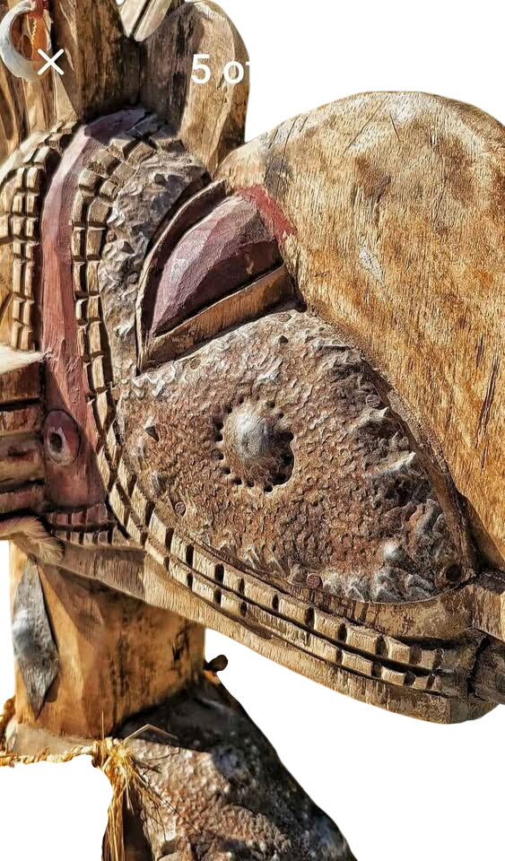 African West Guinea Baga Nimba Shoulder Masquerade