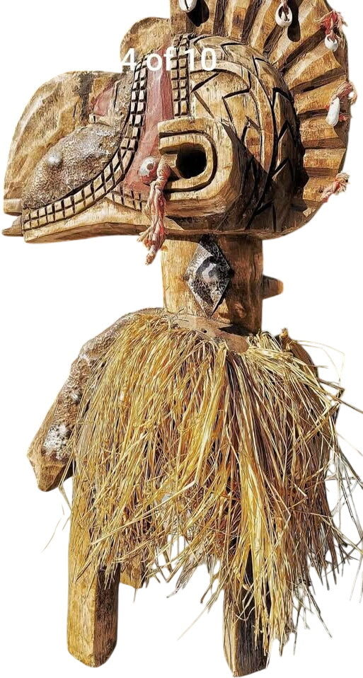 African West Guinea Baga Nimba Shoulder Masquerade
